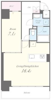 VOLGA BLDG アドグリシーヌ 竜泉の間取り画像