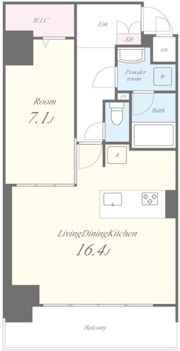 VOLGA BLDG アドグリシーヌ 竜泉の間取り画像