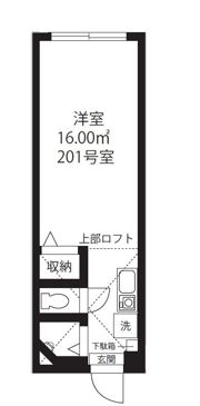 メティス北沢の間取り画像