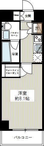 AXAS墨田アジールコートの間取り画像