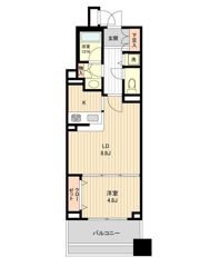 HF銀座レジデンスEASTの間取り画像