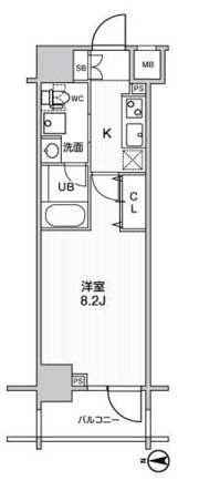 ステージグランデ錦糸町Ⅱの間取り画像