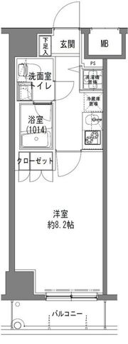 TLRレジデンス大鳥居の間取り画像