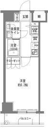 TLRレジデンス大鳥居の間取り画像