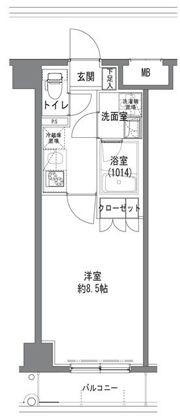 TLRレジデンス大鳥居の間取り画像