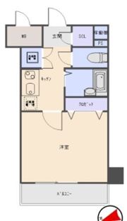 スカイコート・ヴィーダ五反田WESTの間取り画像