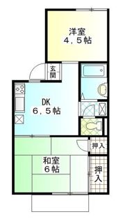 北コーポラスの間取り画像
