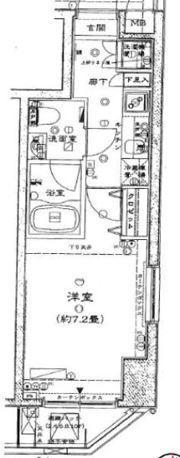 カテリーナ文京湯島の間取り画像