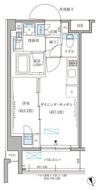 パークアクシス文京本郷の間取り画像