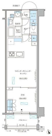 パークアクシス文京本郷の間取り画像