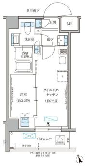 パークアクシス文京本郷の間取り画像