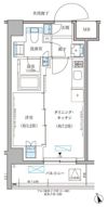 パークアクシス文京本郷の間取り画像