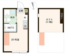 ハーモニーテラス下井草Ⅲの間取り画像