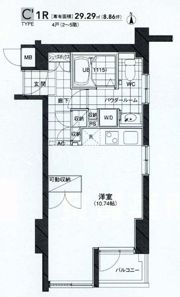 T－COURT武蔵小杉の間取り画像