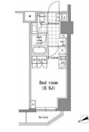 パークハビオ新橋の間取り画像