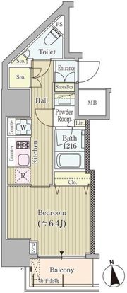 RESIDENCE高輪台の間取り画像