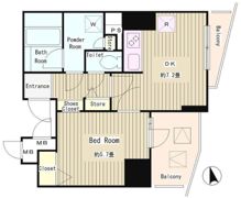 アルブル高輪の間取り画像