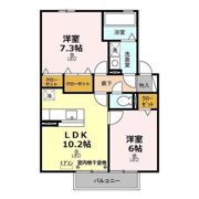 グランメールの間取り画像