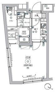 RELUXIA都立大学の間取り画像
