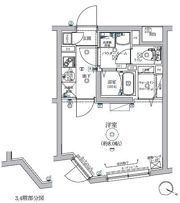 RELUXIA都立大学の間取り画像