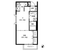パーク西小山の間取り画像