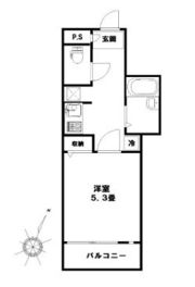 マリオン駒場の間取り画像