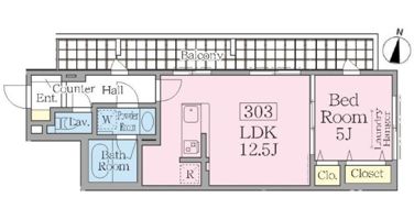 コリーヌ駒場池尻の間取り画像