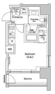 ザ・パークハビオ入谷の間取り画像