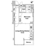 ADIK恵比寿南の間取り画像