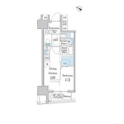 デュオフラッツ日本橋水天宮の間取り画像