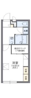 レオパレスシャトルランドの間取り画像