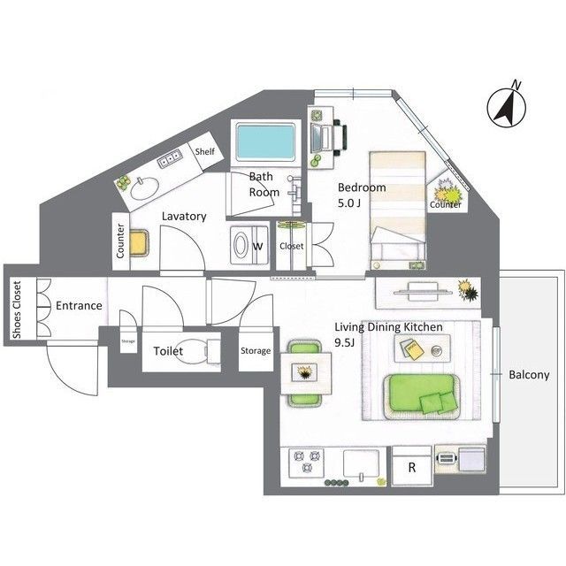 間取図