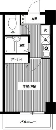 ヴェルト日本橋IIの間取り画像