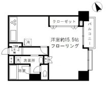 茅場町アヴィニヨンの間取り画像