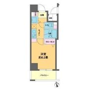 カスタリア新富町Ⅲの間取り画像