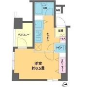 カスタリア新富町Ⅲの間取り画像