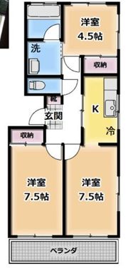 ミラベルコートの間取り画像