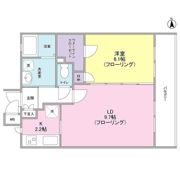 クレール追分の間取り画像