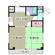忍ビルの間取り画像