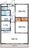 オアシス中山の間取り画像