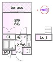 フジパレス行田弐番館の間取り画像
