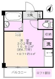 アスコット神楽坂の間取り画像