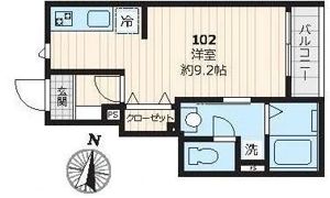 ポラリス中村橋の間取り画像