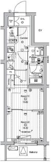 PREMIUM CUBE 中野新橋 DEUXの間取り画像