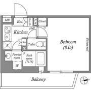 ルクレ上北沢ルネサンスコートの間取り画像