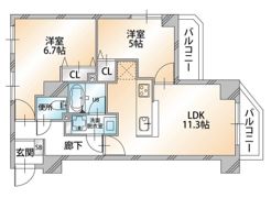 オーキッドレジデンス本駒込の間取り画像