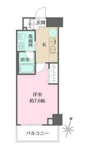 ベルフェリーク木場の間取り画像