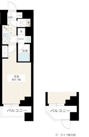 HY’s Salire 用賀の間取り画像