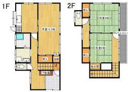 加須旗井戸建ての間取り画像