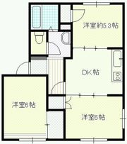 ハイツバンブーの間取り画像